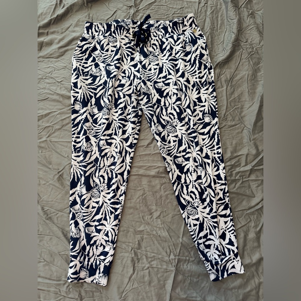 Lilly Pulitzer Lillabeth Jogger Pants Size L